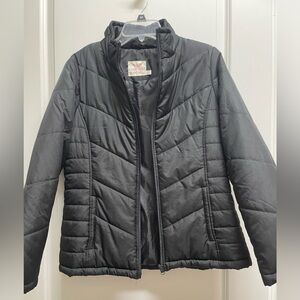 Faded Glory Women's Black Puffer Jacket